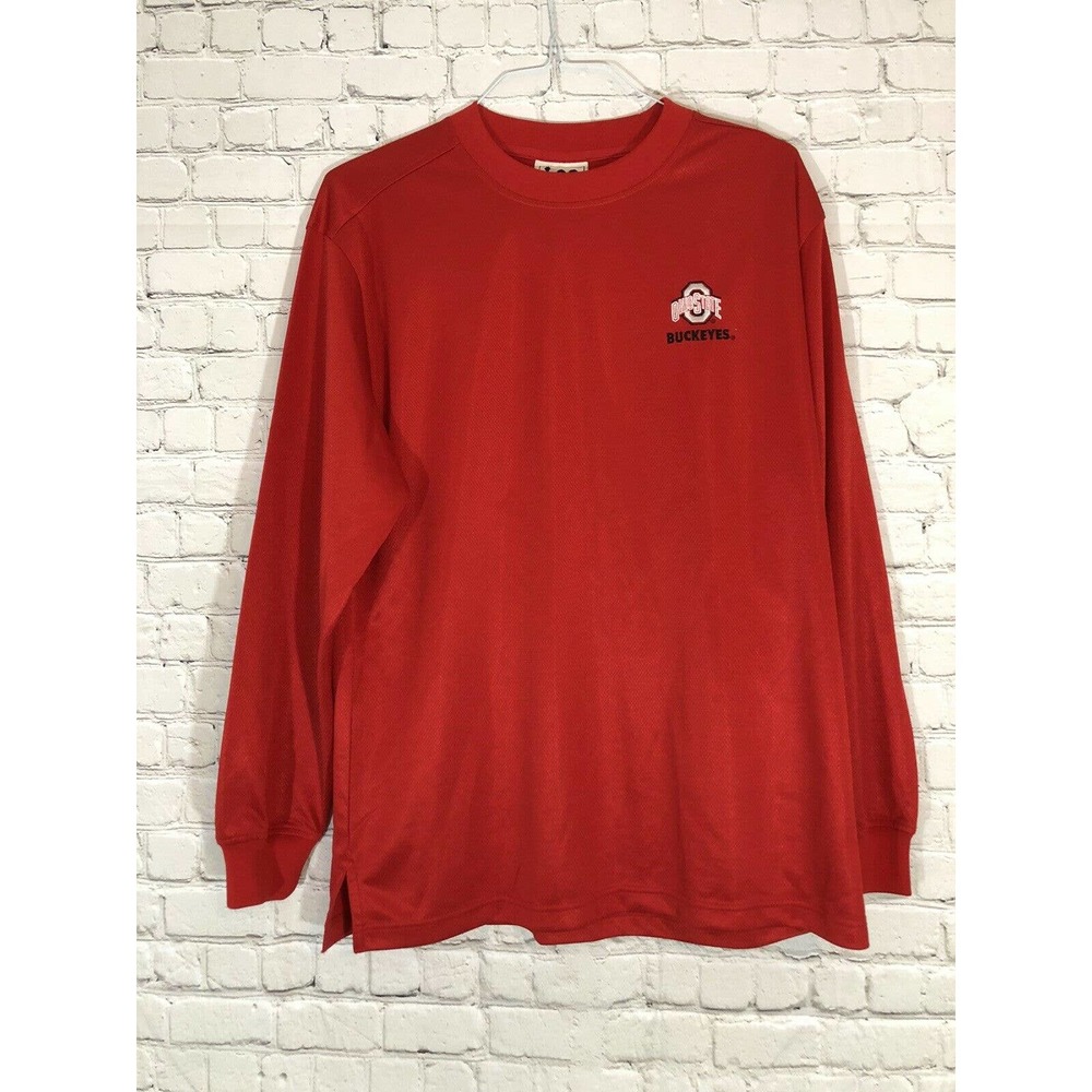 Lee Sport Mens Ohio State Buckeyes L/S Pullover  L